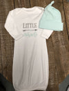 Little Miracle Baby Gown Hat Set