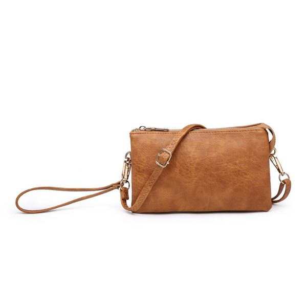 Saddle Zoe 3 Compartment Crossbody/Wristlet Purse