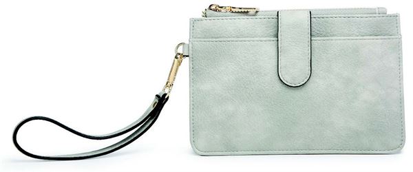 Light Grey Pearl Clutch/Crossbody Bag