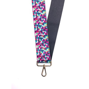 Kedzie Guitar Strap Handbag Crossbody Starstruck Blue Pink