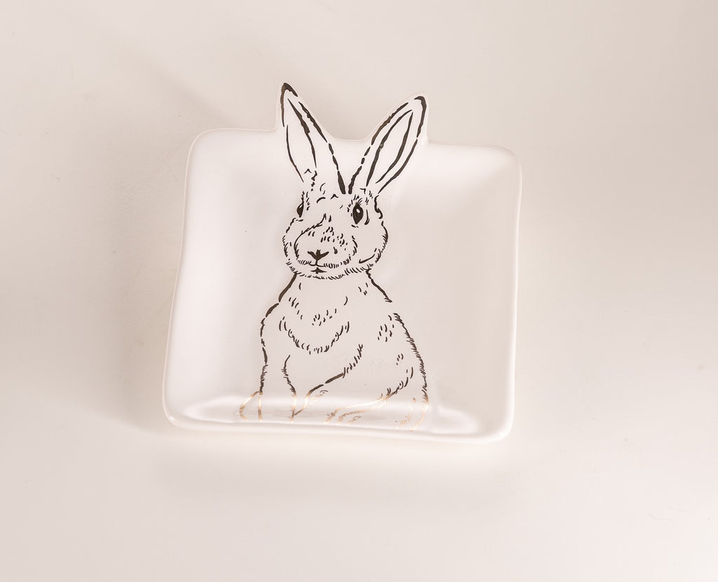 Ceramic Bunny Plate