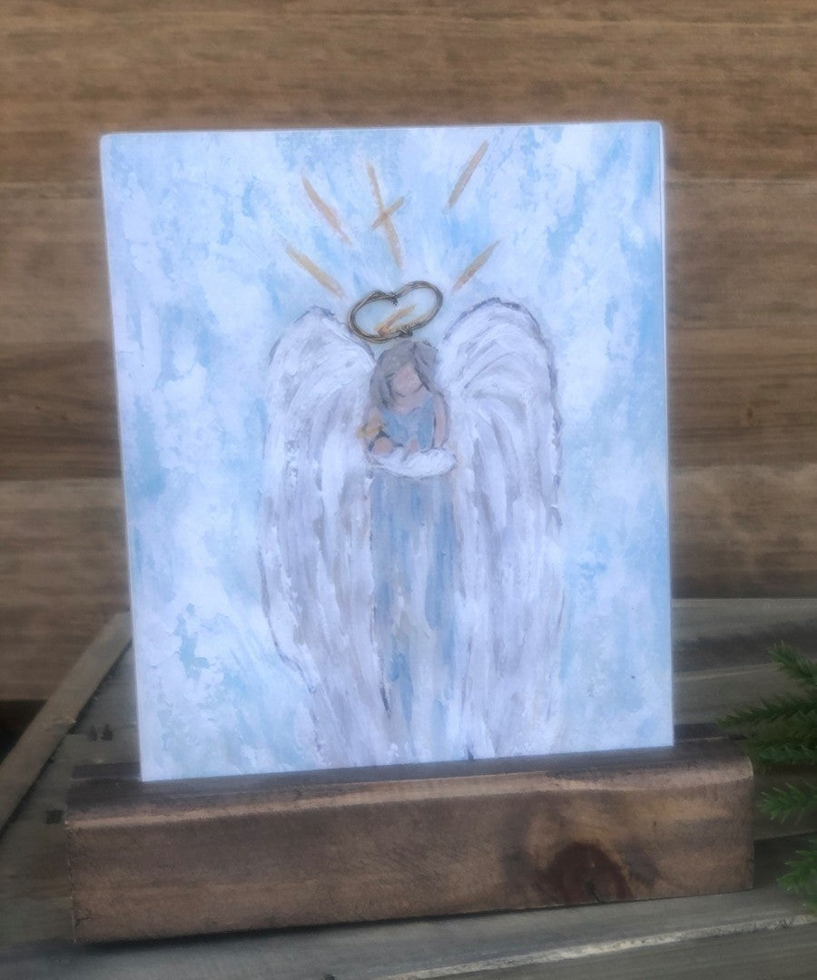 Angel Table Sign