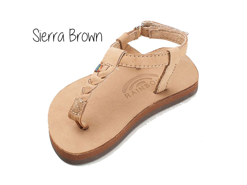 Kid's T-Street Rainbow Sandals - Sierra Brown