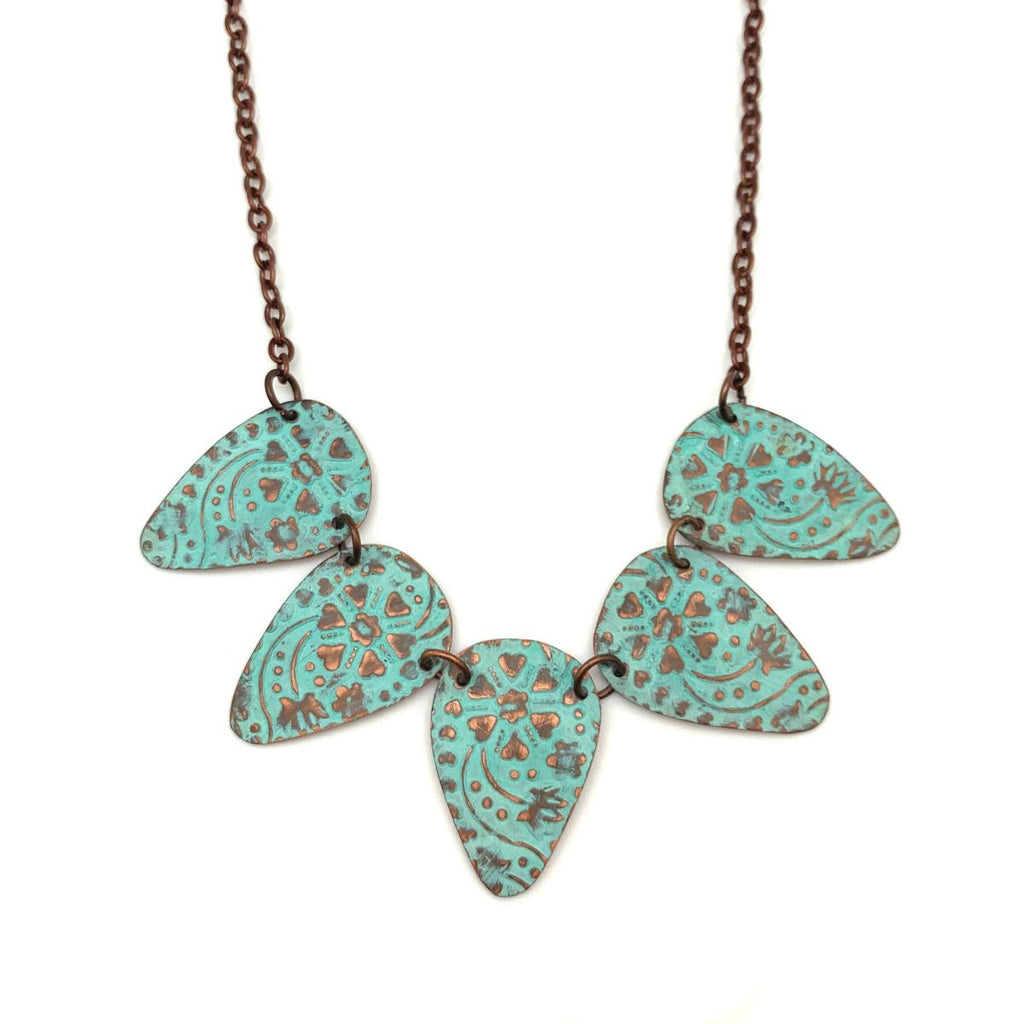 Copper Patina Necklace