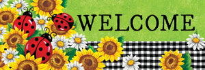 Sunflower Ladybugs Signature Sign