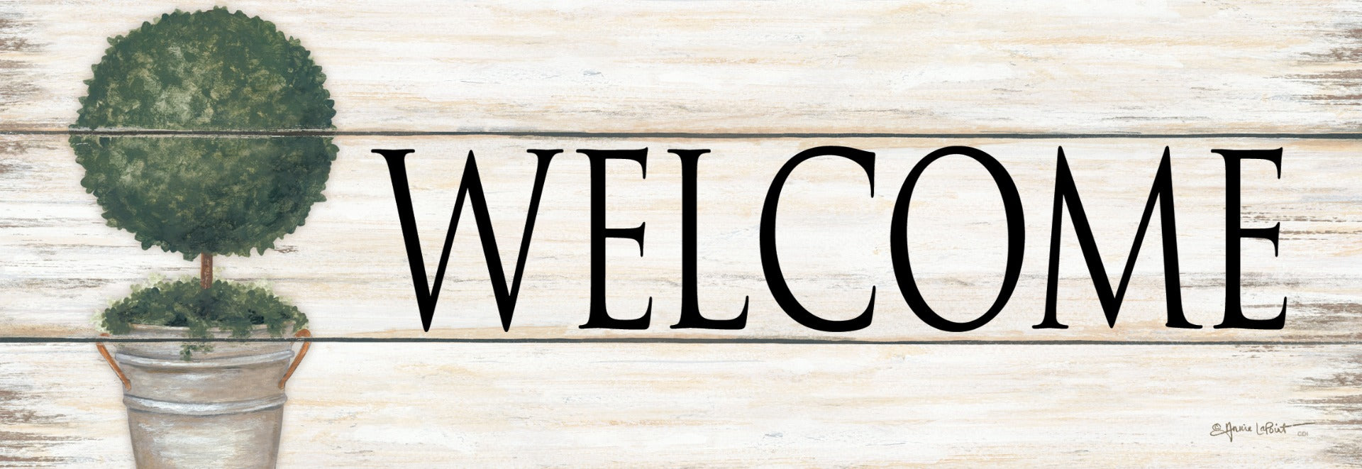 Welcome Topiary Signature Sign – PB&J Archdale