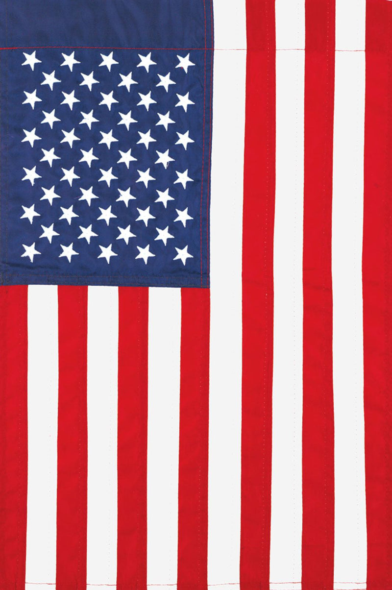 American Flag Applique Garden Flag