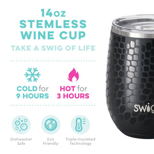 Swig Dragon Glass Stemless Wine Cup (14oz)