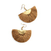 Golden Mushroom Myra Drop Earrings