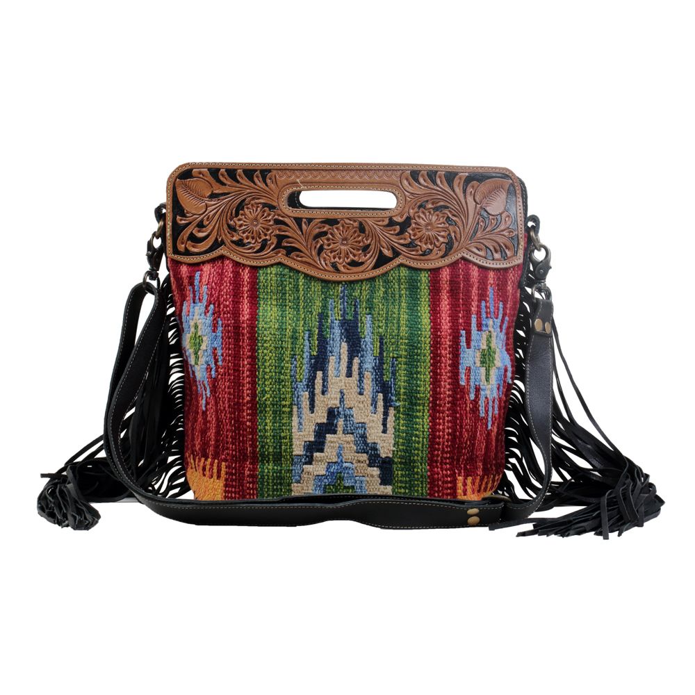 Jardin Hand-Tooled Myra Bag