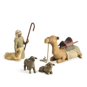 Shepherd and Stable Animals Willow Tree