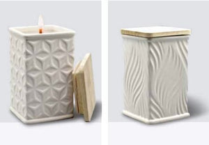 Swan Creek Candle White Collection Square Canister