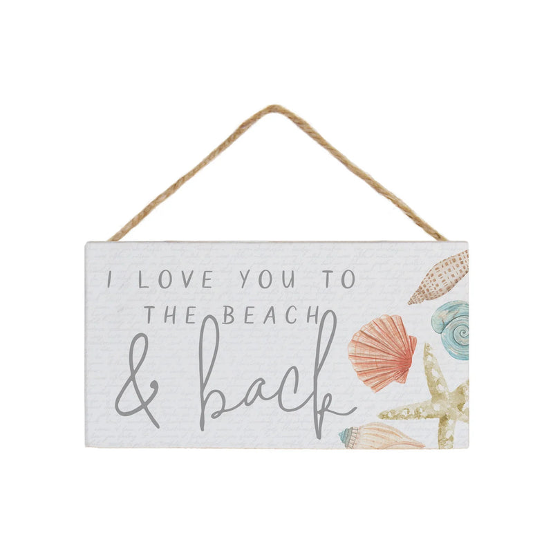 Beach & Back Petite Hanging Sign