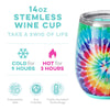 Swig Swirled Peace Stemless Wine Cup (14oz)