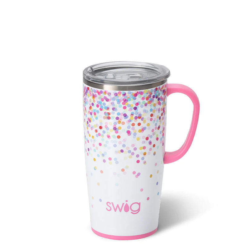 Swig Life 18oz Travel Mug with Handle and Lid, Stainless Steel, Dishwasher  Safe, Cup Holder Friendly, Triple Insulated Coffee Mug Tumbler in Incognito  Camo 
