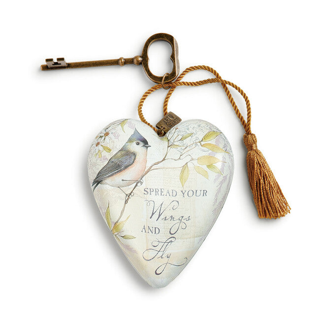Spread Your Wings Art Heart